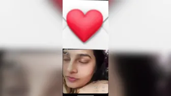 Gf Playing With Her Big Boobs Making Topless Selfie Video