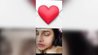 Gf Playing With Her Big Boobs Making Topless Selfie Video