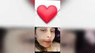 Gf Playing With Her Big Boobs Making Topless Selfie Video