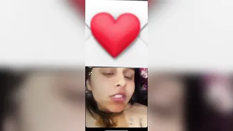 Gf Playing With Her Big Boobs Making Topless Selfie Video