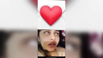 Gf Playing With Her Big Boobs Making Topless Selfie Video