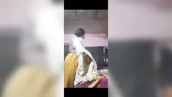 Married Bhabhi Stripping Naked Showing Big Tits Before Sex