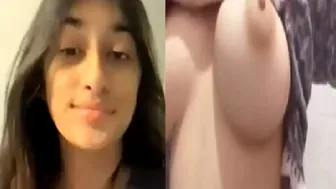 Desi Gf Playing With Her Puffy Nipples Fingering Wet Pussy
