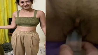 Horny Milf Touching Herself Alone In Bedroom Caught On Video