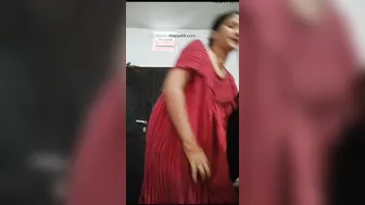 Aunty Changing Clothes Showing Her Long Nipples On Hidden Cam