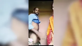 Neighbor Bhabhi Letting Me Grope Her Tits Before Standing Sex