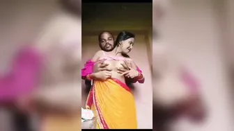 Neighbor Bhabhi Letting Me Grope Her Tits Before Standing Sex