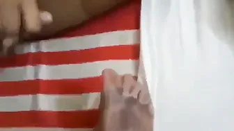 Hubby Fingering His Horny Wife Until She Cums Hard At Home