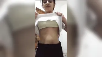 Village GF Spreading Hairy Pussy Getting Fingered Hard