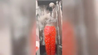 Village Girl Slowly Removing Clothes Teasing On Camera Alone