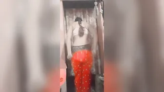 Village Girl Slowly Removing Clothes Teasing On Camera Alone