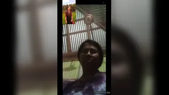 Gf Showing Off Her Hanging Tits On Video Call Teasing Me