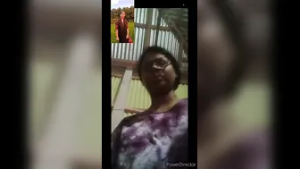 Gf Showing Off Her Hanging Tits On Video Call Teasing Me