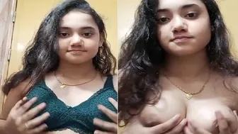 Perfect Bodied Babe Showing Off Her Huge Round Tits And Teasing