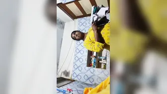 Busty Tamil Aunty Stripping Naked And Showing Off Everything