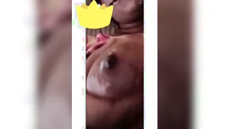 Chubby GF Flaunting Massive Boobs On Video Call Show