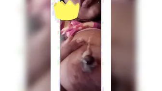Chubby GF Flaunting Massive Boobs On Video Call Show