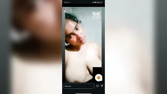 Bengali Babe Showing Off Her Perky Tits During Live Stream