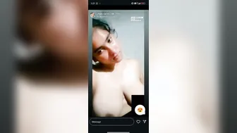 Bengali Babe Showing Off Her Perky Tits During Live Stream