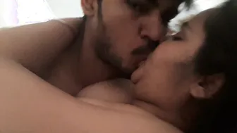 Married Wife Getting Her Huge Tits Sucked Before Hard Fucking