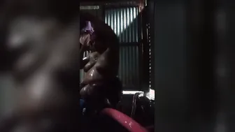 Curvy Married Woman Bathing Naked Recorded For Her Lover