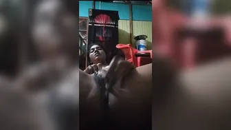 Horny Bengali Babe Fucking Her Tight Ass With Big Dildo Alone