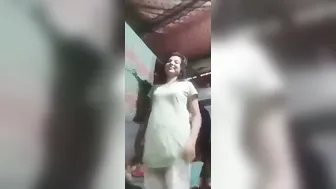 Tall GF Showing Off Her Tits Begging For His Cock Now