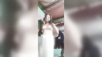 Tall GF Showing Off Her Tits Begging For His Cock Now