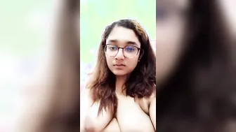 GF Taking First Nude Selfie Revealing Big Natural Tits