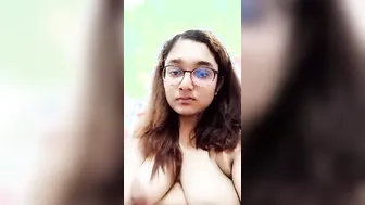 GF Taking First Nude Selfie Revealing Big Natural Tits