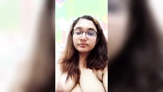 GF Taking First Nude Selfie Revealing Big Natural Tits