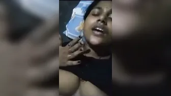 Married Bhabhi Touching Herself And Playing With Her Big Melons