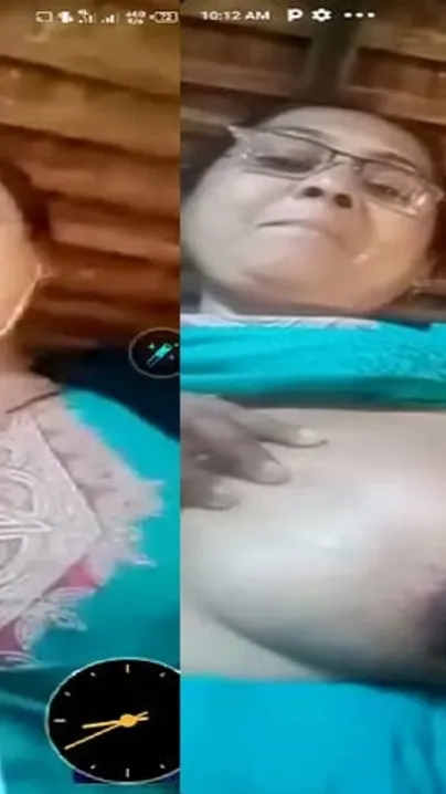 Desi Aunty Flashing Massive Tits Chatting Dirty On Video Call