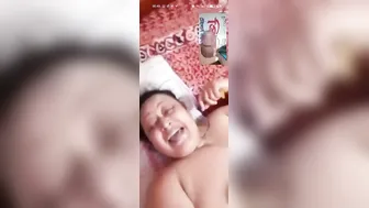 Milf Teasing Hubby On Video Call Spreading Legs Wide For Him