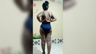 Shy Village Girl Stripping Nighty Revealing Everything To Him