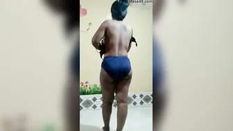 Shy Village Girl Stripping Nighty Revealing Everything To Him