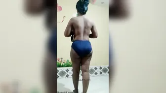 Shy Village Girl Stripping Nighty Revealing Everything To Him