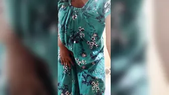 Shy Village Girl Stripping Nighty Revealing Everything To Him