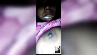 Horny GF Stripping Live On Video Call Showing Assets