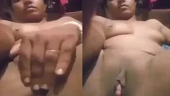 Bengali Wife Spreading Wide Open Giving Closeup Pussy View