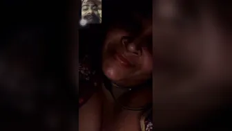 Indian Aunty Flashing Her Massive Boobs To Her Lover Online