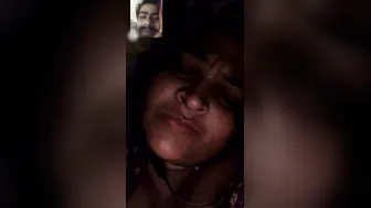 Indian Aunty Flashing Her Massive Boobs To Her Lover Online