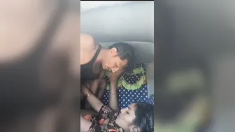 Fucking My GF Hard In The Back Seat Of My Car