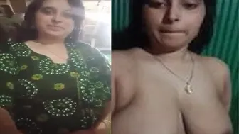 Village Aunty Exposing Her Big Melons And Wet Pussy For Me