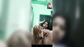 Horny Aunty Masturbating For Me During Our Video Chat Session