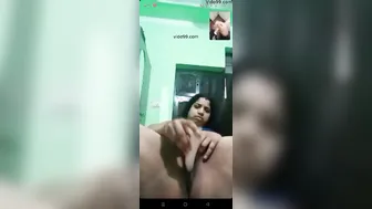 Horny Aunty Masturbating For Me During Our Video Chat Session