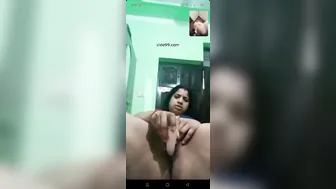 Horny Aunty Masturbating For Me During Our Video Chat Session