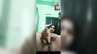 Horny Aunty Masturbating For Me During Our Video Chat Session