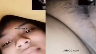 My GF Spreading Her Pussy Lips In Viral Desi Mms