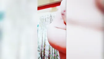 Chubby GF Showing Her Big Tits And Wet Pussy For Me